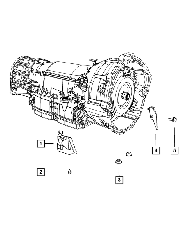 « 53013915AA – NAG1; W5A580; 5-Speed; Automatic Transmission : Thermique Ecran pour Mopar Image »