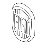 68222022AA - Body: Emblem for Mopar Image