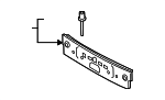 68334070AA - Body: License Bracket for Mopar Image
