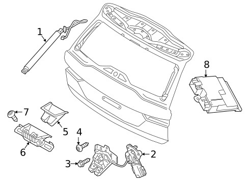 Lock & Hardware for 2025 Volvo XC60 #11
