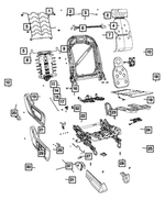 68405354AA - Interior Trim: Seat Clip for Mopar Image