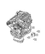 6102225AA - Electrical: Hex Head Screw And Washer for Mopar Image image