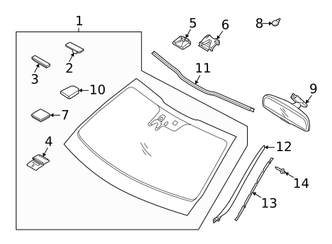 Reveal Moldings for 2020 Kia Cadenza #0