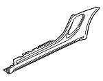 982853563G2X - Body: Rocker Molding for Porsche Image
