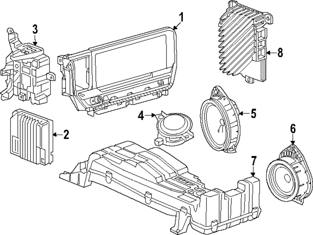 2022-2024 Chevrolet Display System 86544495 | Capital Chevy Parts