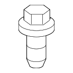 91560S84A01 - Body: Rear Panel Trim Clip for Honda: Accord, Civic, Civic del Sol, CR-V, Element, Fit, Insight, Odyssey, Pilot, Prelude, Ridgeline, S2000 Image
