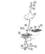 52105582AA - Transfer Case Model 271 [DH1]: Transfer Case Shifter Plate for Dodge: Ram 1500, Ram 2500, Ram 3500 Image