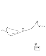 68400715AE - Front Suspension: Air Line Assembly, Front Left for Mopar Image