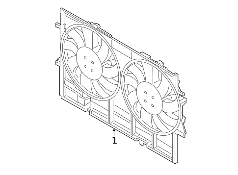 Cooling Fan for 2019 Porsche Macan #0