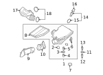 7147072901 - Engine: Air Cleaner Assembly Bolt for BMW Image