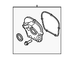 6K109121E - Engine: Engine Timing Cover for Audi Image