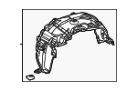 5380660270 - Body: Fender Liner for Lexus: GX550 Image