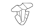 6548760010 - Body: Upper Reinforced Clip for Lexus Image