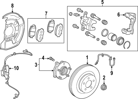 Front Brakes for 2025 Toyota Corolla Cross #0