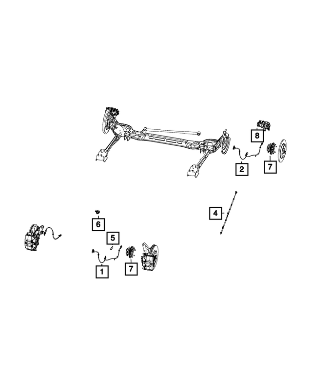 68091770AC - Electrical: Abs/esp Harness Wiring for Mopar Image