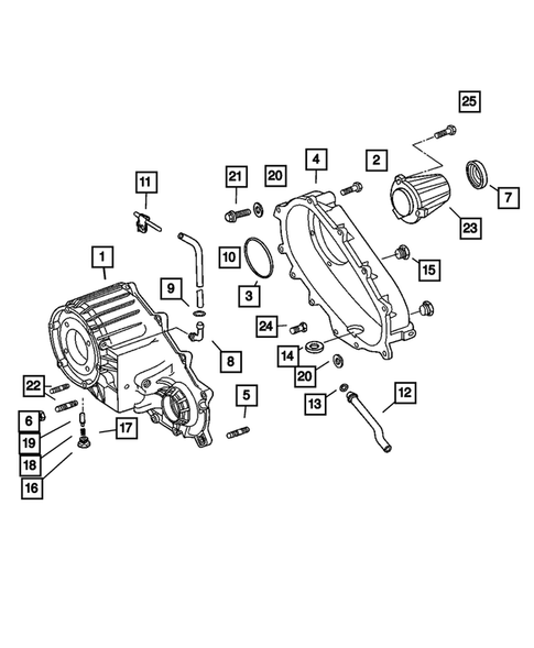 Case and Related  Parts for 2006 Dodge Dakota #0