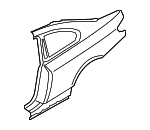 41002996772 - : Quarter Panel for BMW: 1 Series M, 128i, 135i, 135is Image