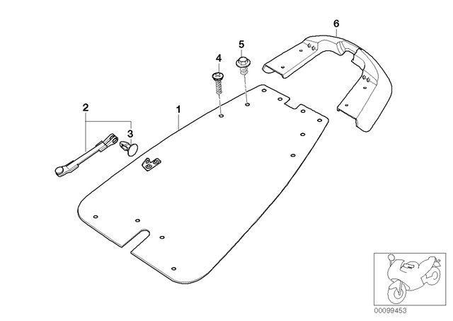 7129903266 - : Screw - Ns-ts5X16-Znfe for BMW-Motorrad Image
