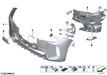 51115B33482 - : Reinforcement, Bumper, Right for BMW Image