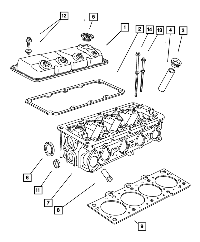 « RL667993AE –  : Cylindre Culasse pour Mopar Image »