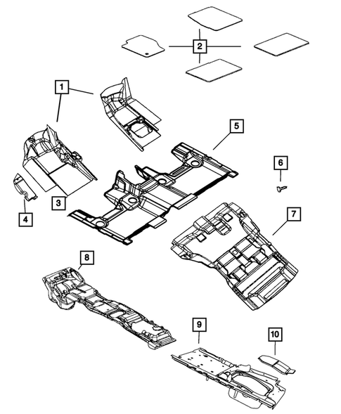 Carpets, Floor Mats, Load Floor, and Silencers for 2018 Jeep Grand Cherokee #0