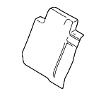 4L7Z7866601A3B - Body: Seat Back Cover for Lincoln: Navigator Image