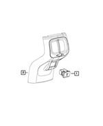 5RM64LU5AB - Electrical: Console End Cap for Mopar Image
