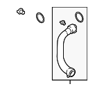 971145709AC - Cooling System: Lower Press Tube for Porsche: Panamera Image