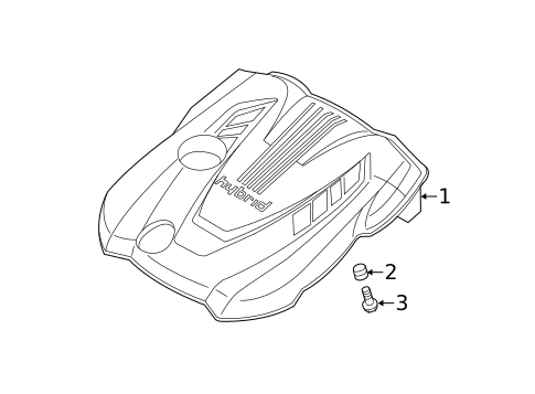 Engine Appearance Cover for 2011 Kia Optima #1