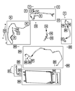 68593862AA - : Air Conditioning Condenser for Mopar Image