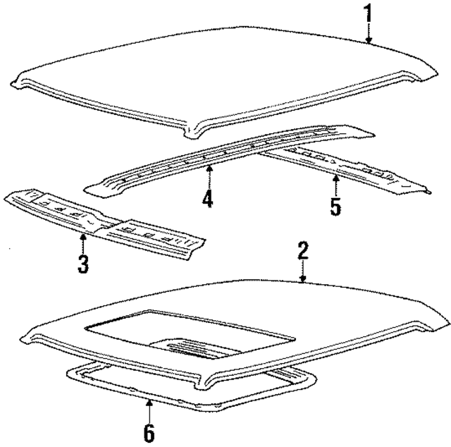 6710133000 - : Roof Panel for Hyundai Image