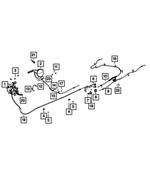 4766418AA - Brakes: Cable Routing Clip for Mopar Image