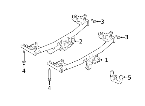 Trailer Hitch Components for 2023 Land Rover Range Rover Evoque #0
