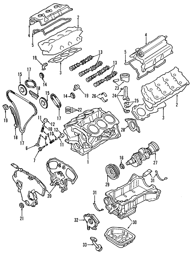 110008J10F - Engine: Cylinder Block for Nissan Image