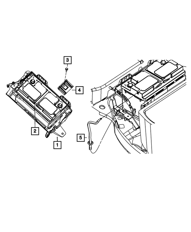 BBH7F001AA - Electrical: Storage Battery, Us for Mopar Image image