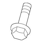 6036187AA - Electrical: Retractor Assembly Bolt for Mitsubishi Image