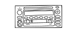 8612052241 - Body: AM/FM Radio for Toyota: Echo, Highlander Image