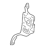 8621152010 - : 2000-2005 Toyota Echo - AM/FM Radio Mount Bracket for Toyota: Echo Image