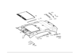 2536907402 - Trim and Lining: Trim, Roof for Mercedes-Benz Image