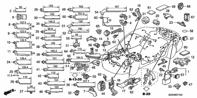 Harness Band - Bracket for 2007 Honda Accord #0