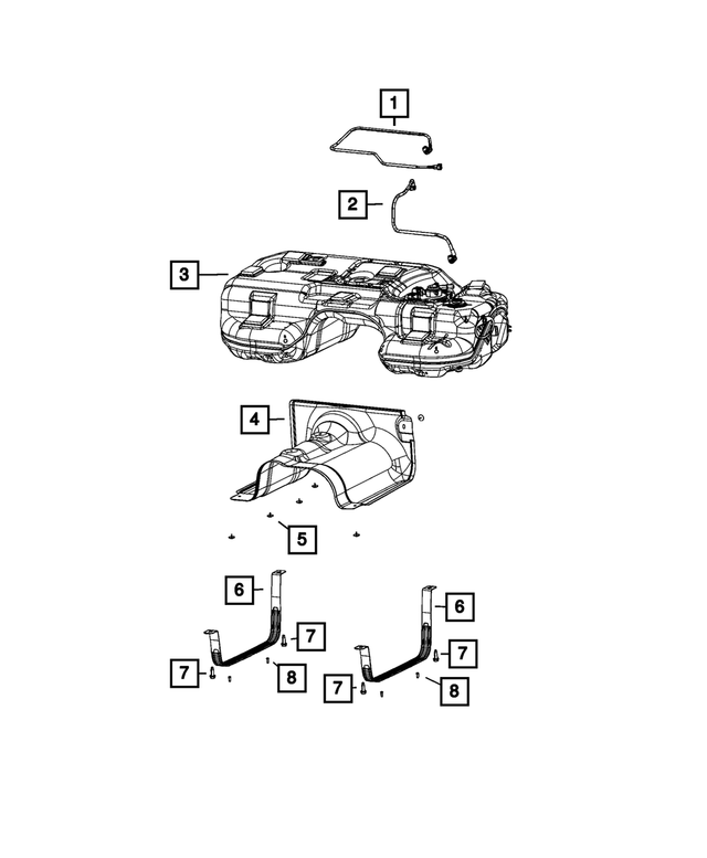6503858 - Fuel and Accelerator Pedal: Hex Head Screw And Washer for Mopar Image image