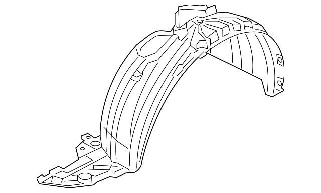 Genuine Fender Liner - 63842-3LM0A | NissanParts.cc | Nissan Parts