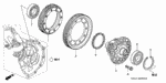 29011PPS000 - Transmission - Manual: GEAR, TRANSFER DRIVE for Honda Image
