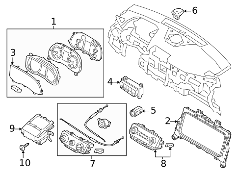 Switches, Solenoids & Actuators for 2022 Hyundai Kona Electric #0
