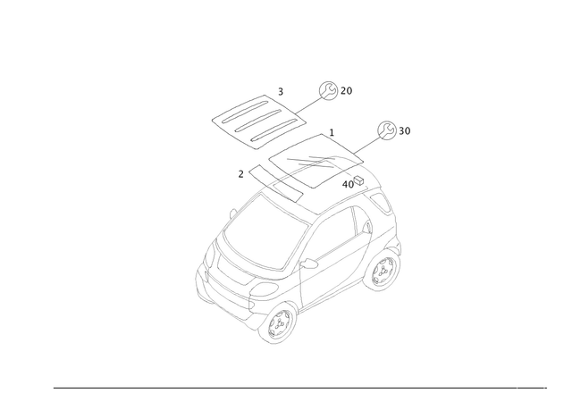 14522V001000000 - Roof: Foil for Smart Image image