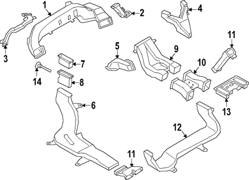 Ducts for 2021 BMW X7 #0