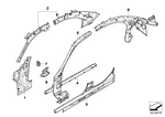 41147111296 - : Top, Side Member, Right for BMW Image