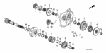 23543PH0000 - Transmission - Automatic: SPRING A, IDLE GEAR SHAFT for Honda Image