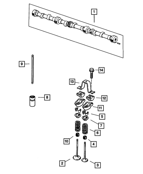 Camshafts & Valves for 2006 Jeep Wrangler #0