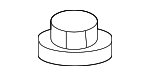 9YB041242 - Steering: Outer Tie Rod Castle Nut for Mazda Image